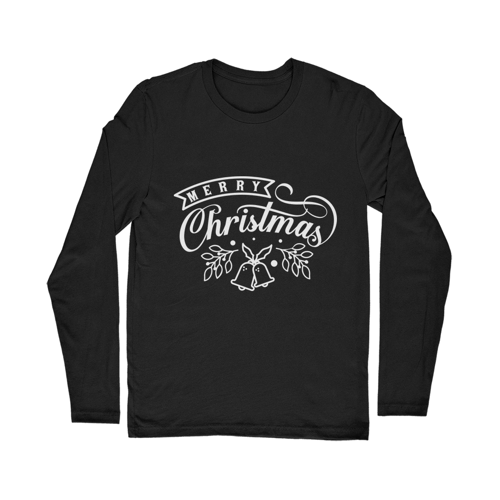 Merry Christmas White Classic Long Sleeve T-Shirt