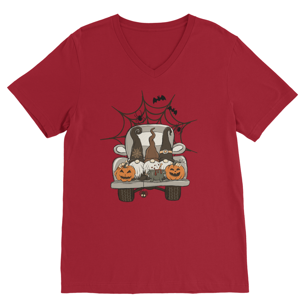 LETS GET SPOOKY Premium V-Neck T-Shirt - DirectlyPersonalised