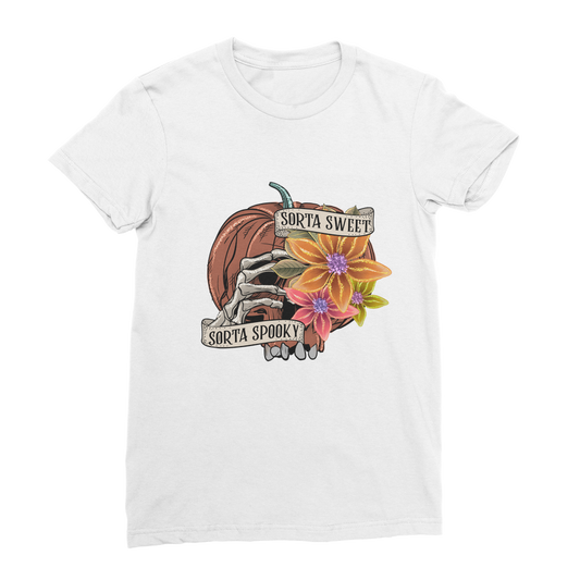 SORTA SWEET - SORTA SPOOKY Premium Jersey Women's T-Shirt - DirectlyPersonalised
