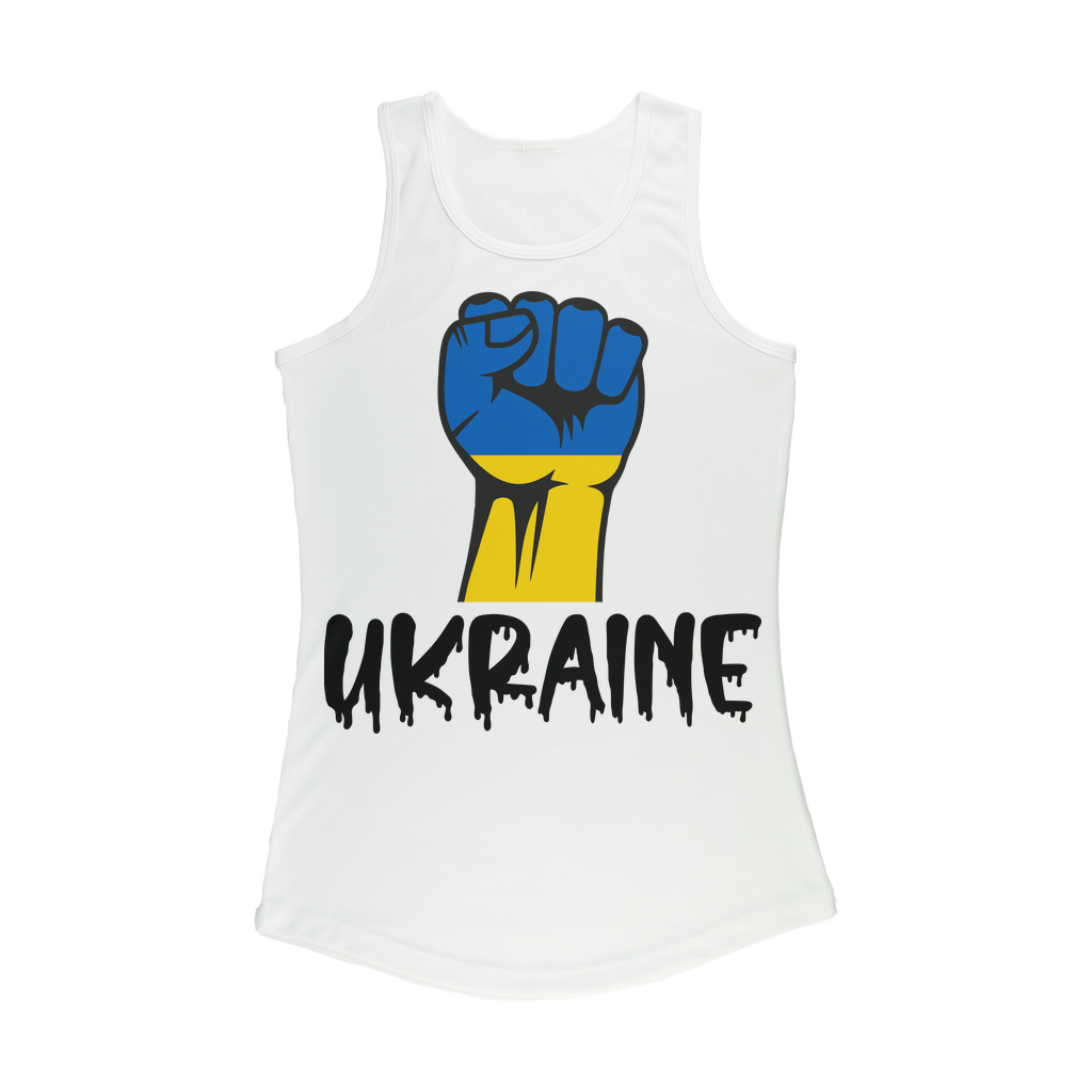 STAND FOR UKRAINE Women Performance Tank Top - DirectlyPersonalised