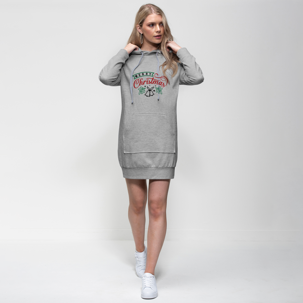 Merry Christmas Premium Adult Hoodie Dress