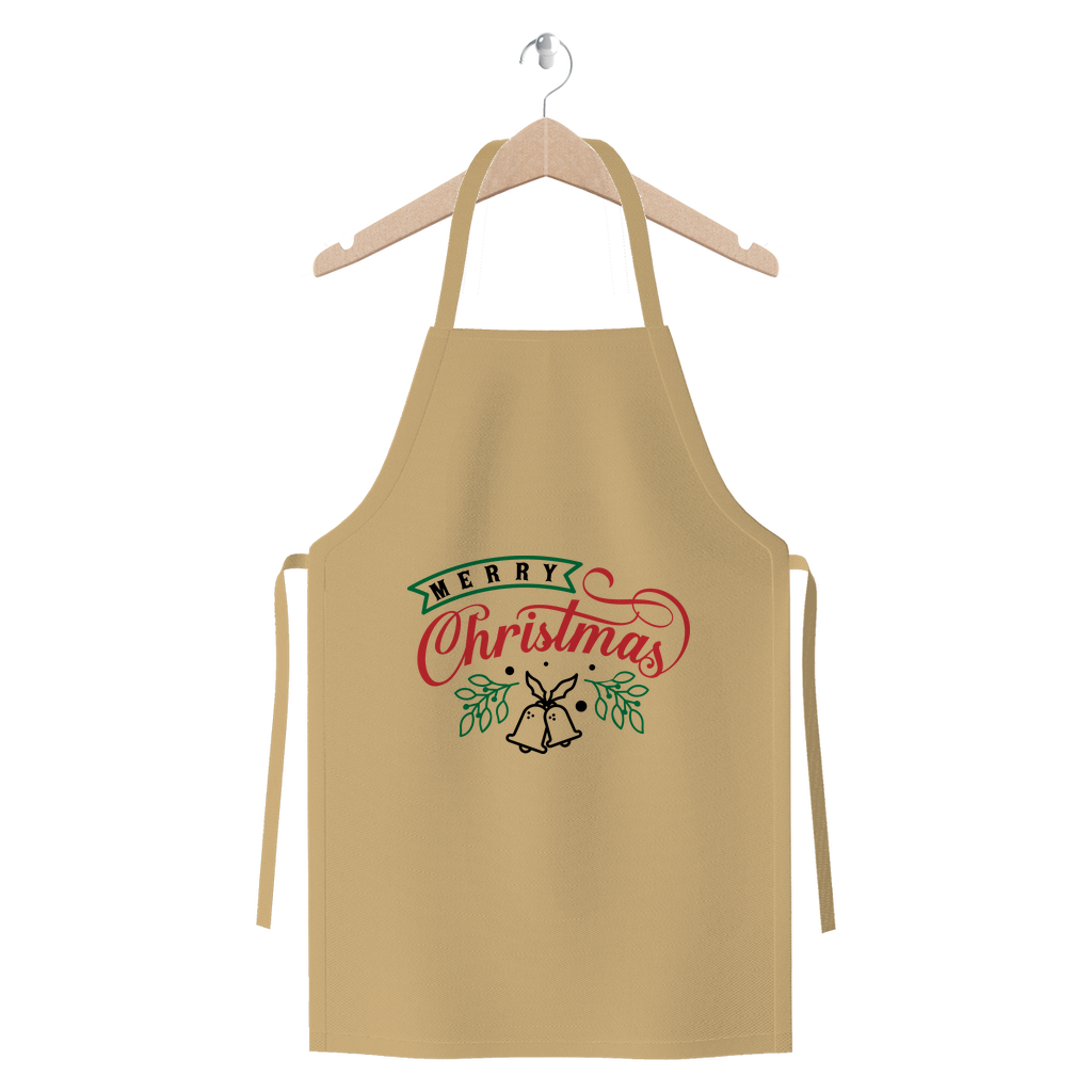 Merry Christmas Premium Jersey Apron