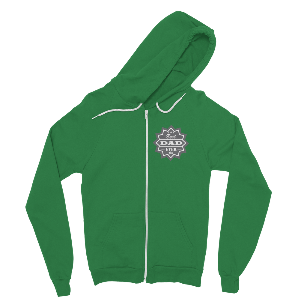 Best Dad Ever Classic Adult Zip Hoodie - DirectlyPersonalised
