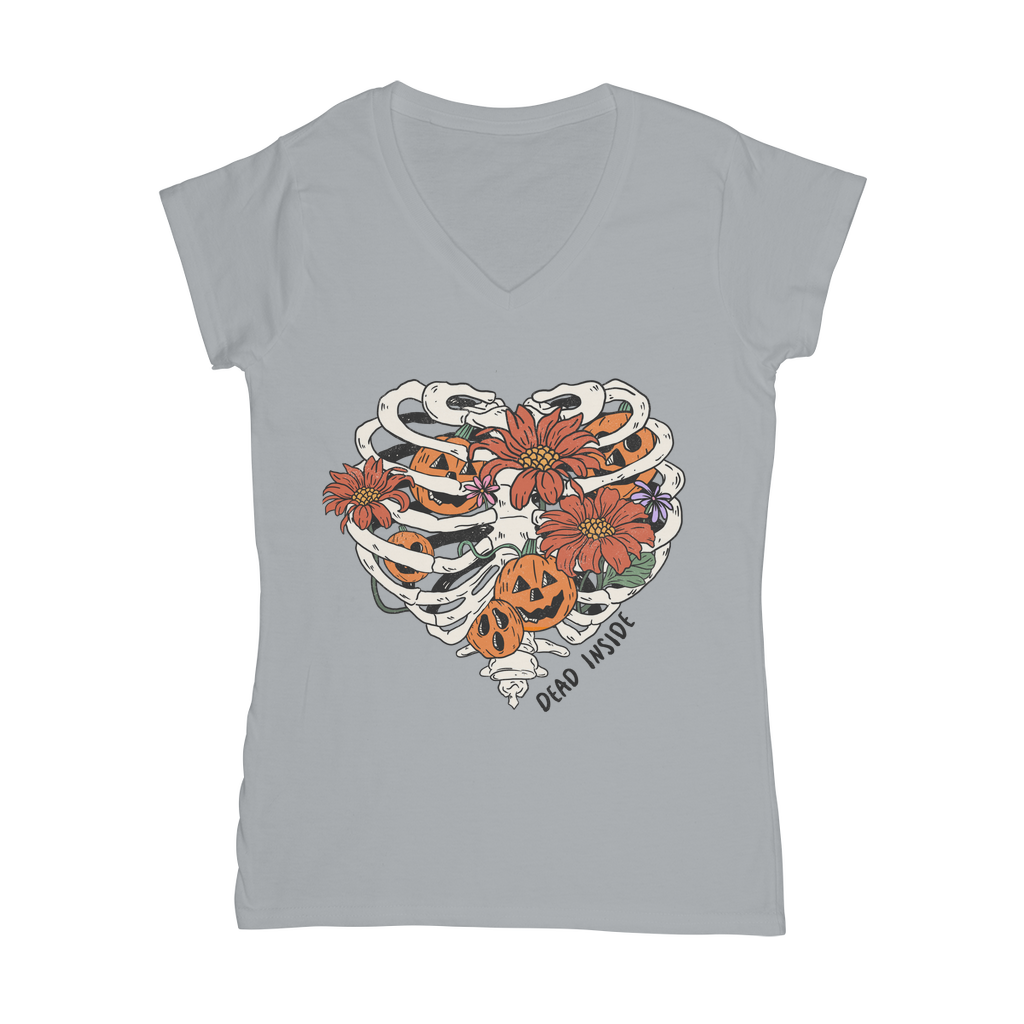 RIB CAGE Classic Women's V-Neck T-Shirt - DirectlyPersonalised