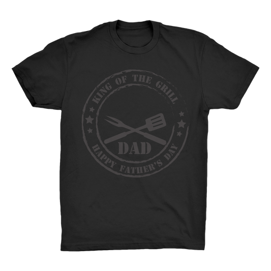 King of the Grill Organic Adult T-Shirt - DirectlyPersonalised