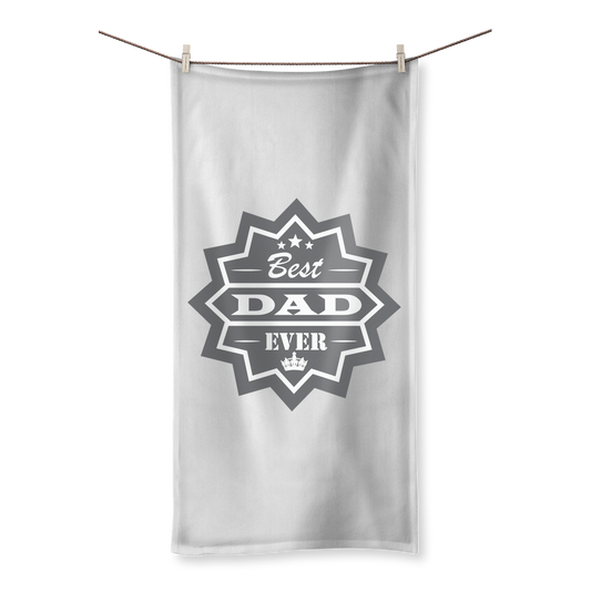 Best Dad Ever Sublimation All Over Towel - DirectlyPersonalised