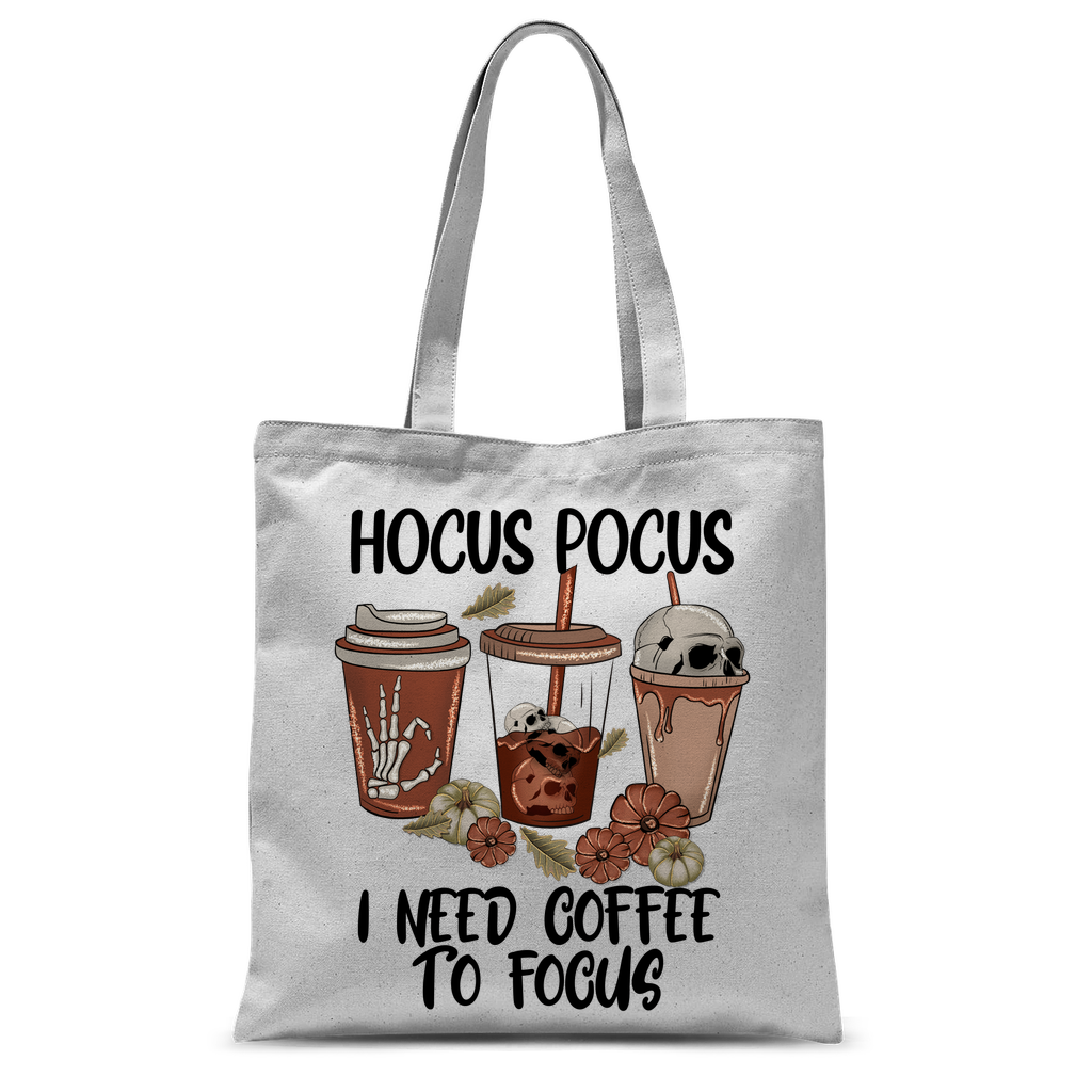 HOCUS POCUS -COFFEE DESIGN Classic Sublimation Tote Bag - DirectlyPersonalised