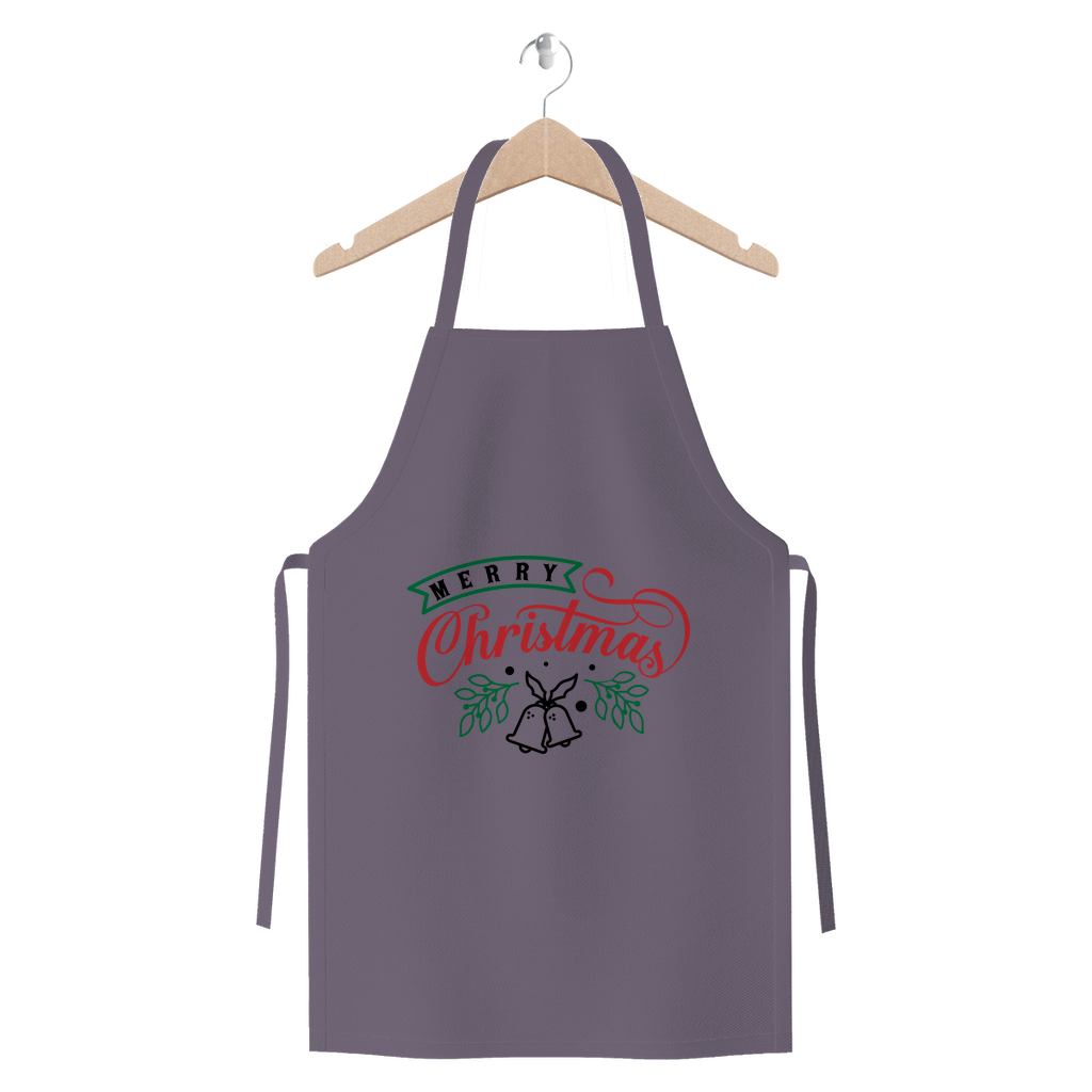 Merry Christmas Premium Jersey Apron