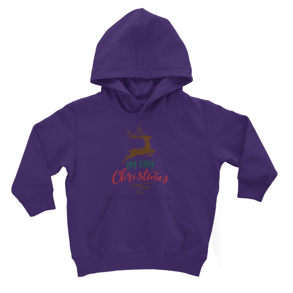 My First Christmas Colour Classic Kids Hoodie