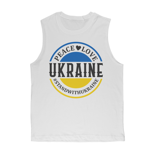 STAND WITH UKRAINE Classic Adult Muscle Top - DirectlyPersonalised