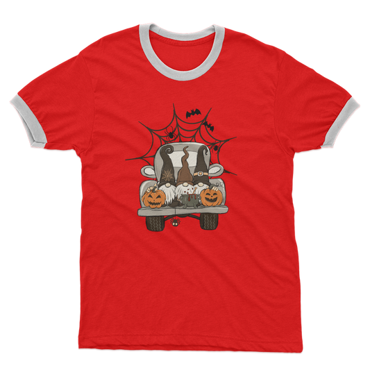 LETS GET SPOOKY Adult Ringer T-Shirt - DirectlyPersonalised