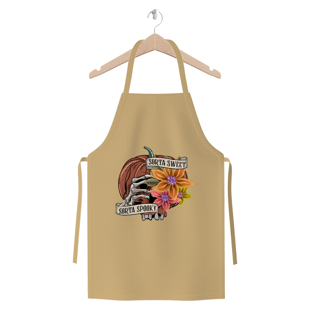 SORTA SWEET - SORTA SPOOKY Premium Jersey Apron - DirectlyPersonalised