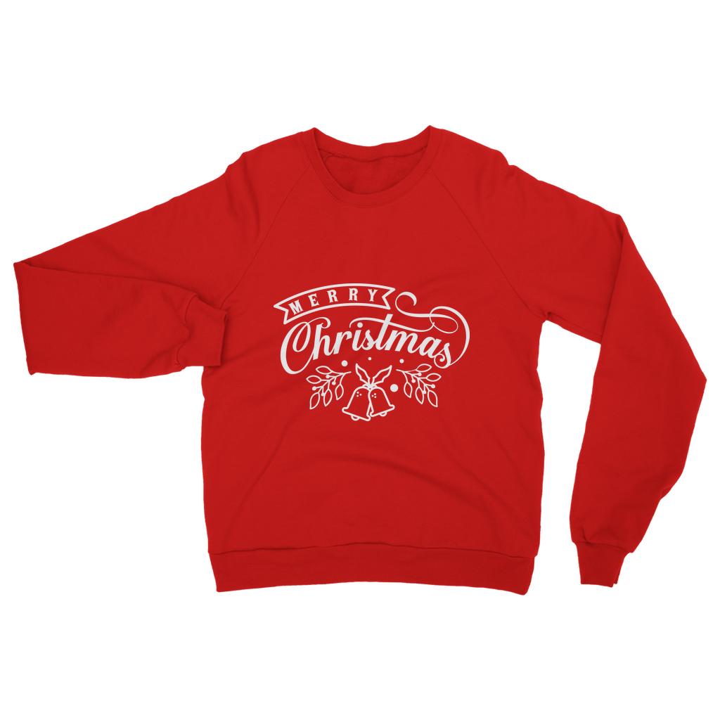 Merry Christmas White Classic Adult Sweatshirt