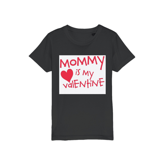 Mummys Valentine Organic Jersey Kids T-Shirt - DirectlyPersonalised