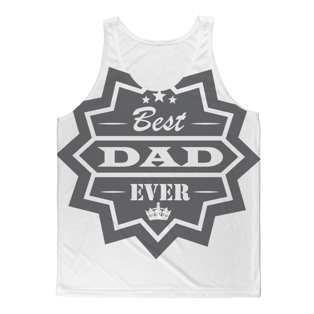 Best Dad Ever Classic Sublimation Adult Tank Top - DirectlyPersonalised