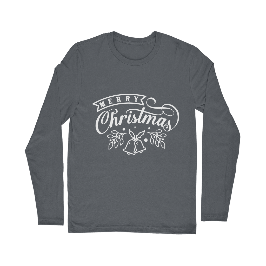 Merry Christmas White Classic Long Sleeve T-Shirt