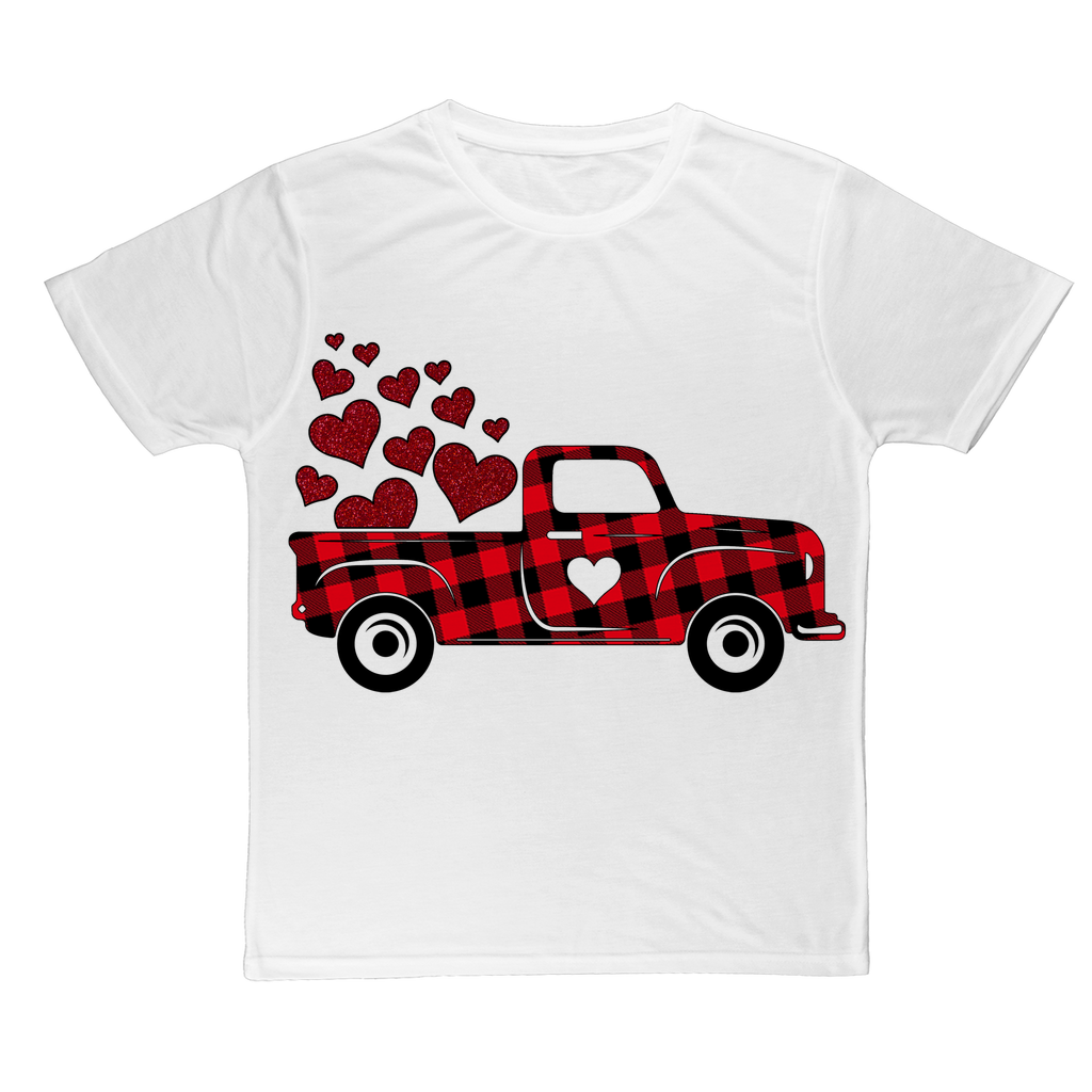 Love Truck Classic Sublimation Adult T-Shirt - DirectlyPersonalised