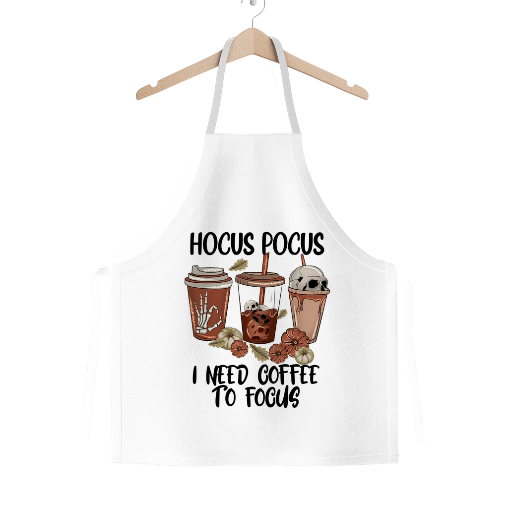 HOCUS POCUS -COFFEE DESIGN Classic Sublimation Adult Apron - DirectlyPersonalised