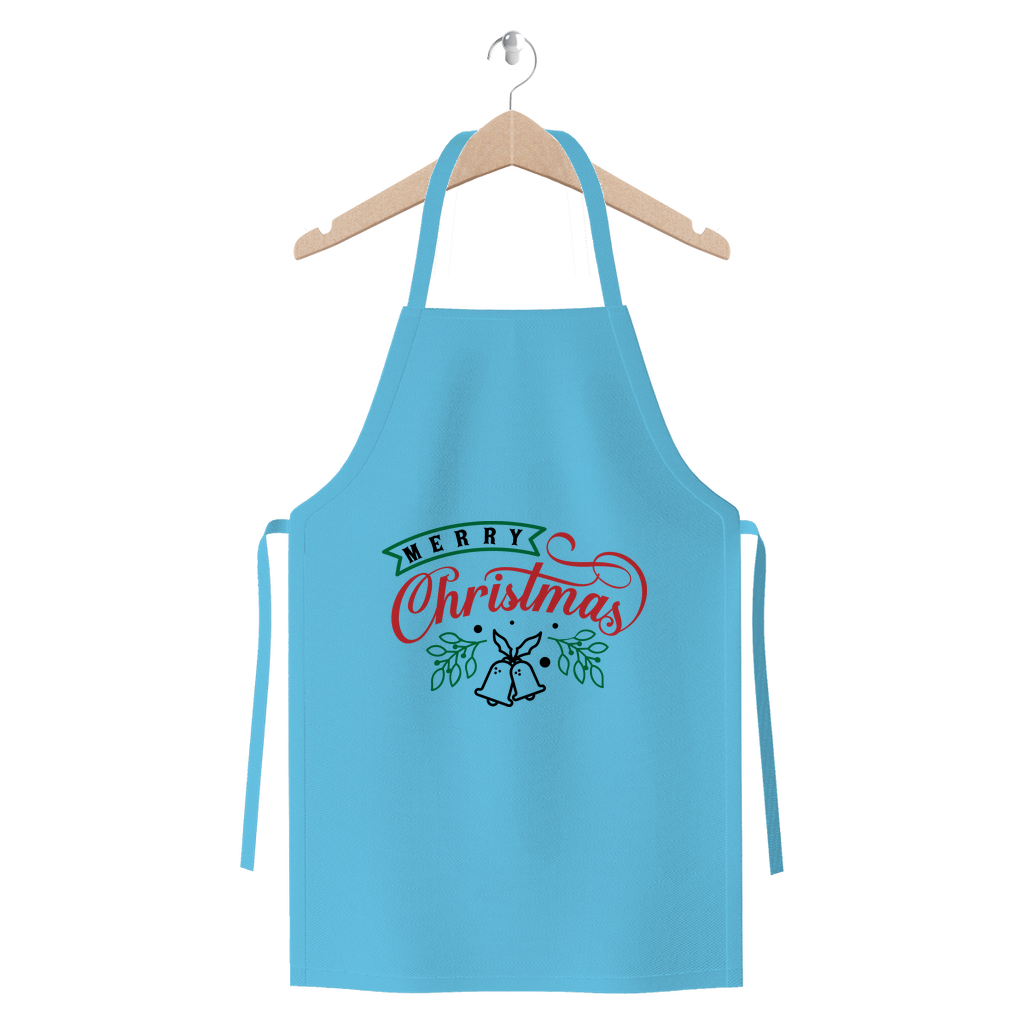 Merry Christmas Premium Jersey Apron
