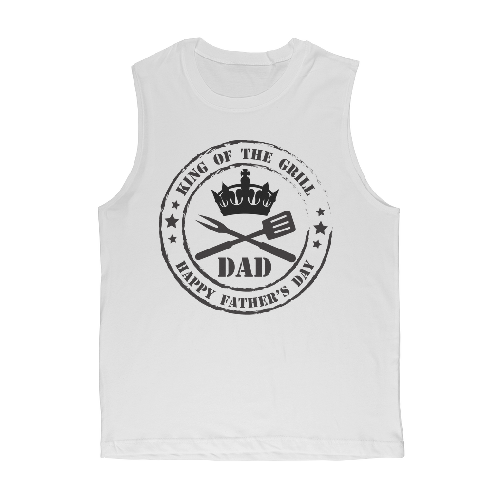King of the Grill Classic Adult Muscle Top - DirectlyPersonalised
