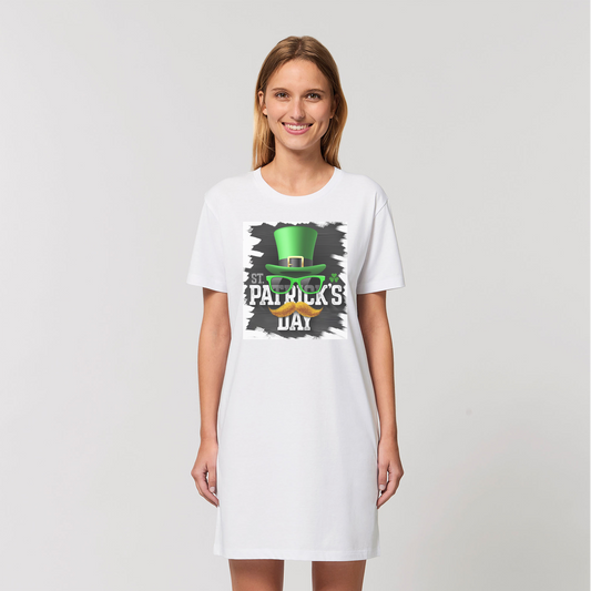 St Patricks Day Organic T-Shirt Dress - DirectlyPersonalised