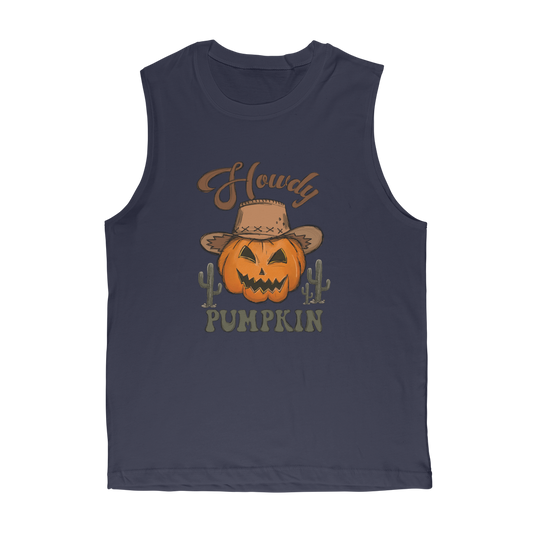 HOWDY PUMPKIN Premium Adult Muscle Top - DirectlyPersonalised