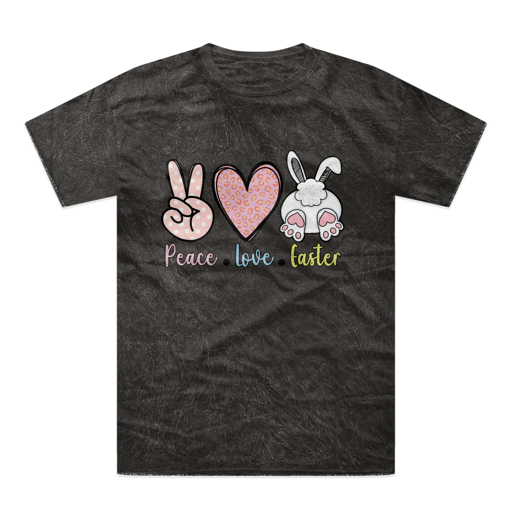 PEACE LOVE EASTER Tie-Dye T-Shirt - DirectlyPersonalised