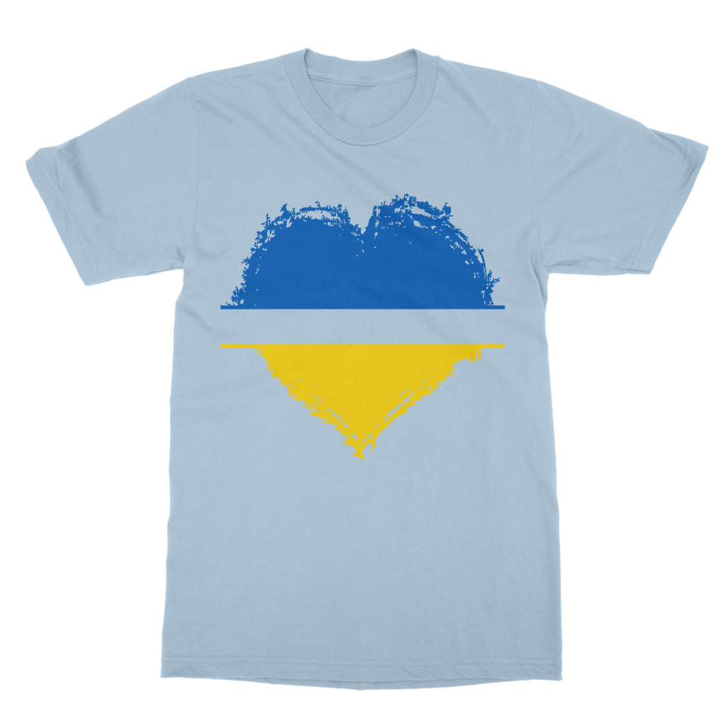 HEARTS WITH UKRAINE Classic Adult T-Shirt - DirectlyPersonalised