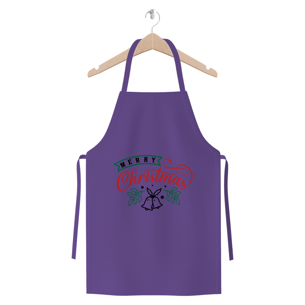 Merry Christmas Premium Jersey Apron