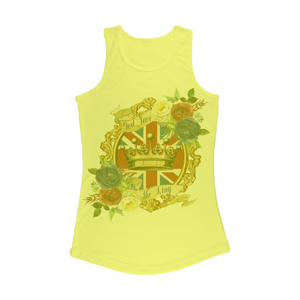 GOD SAVE THE KING Women Performance Tank Top - DirectlyPersonalised