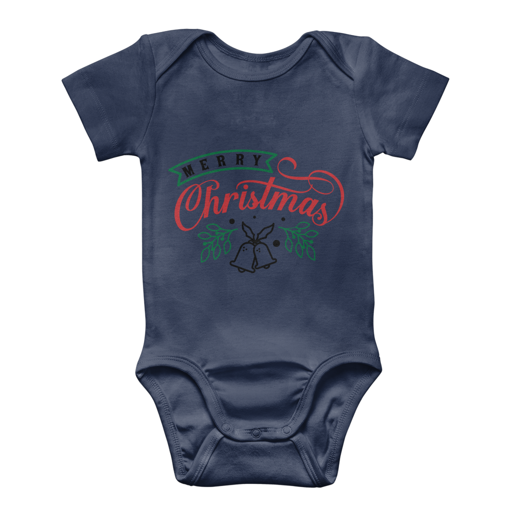 Merry Christmas Classic Baby Onesie Bodysuit