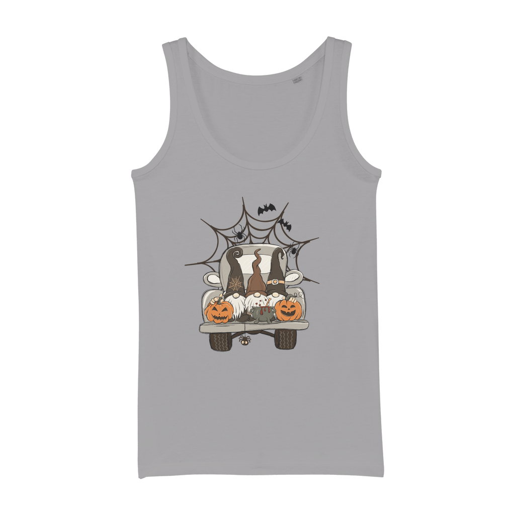 LETS GET SPOOKY Organic Jersey Womens Tank Top - DirectlyPersonalised