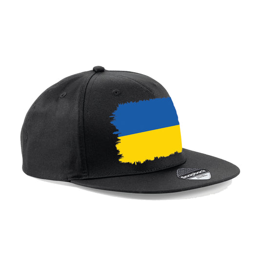 Ukraine Support - Baseball Cap Ukraine Design with Blue and Yellow Flag - DirectlyPersonalised