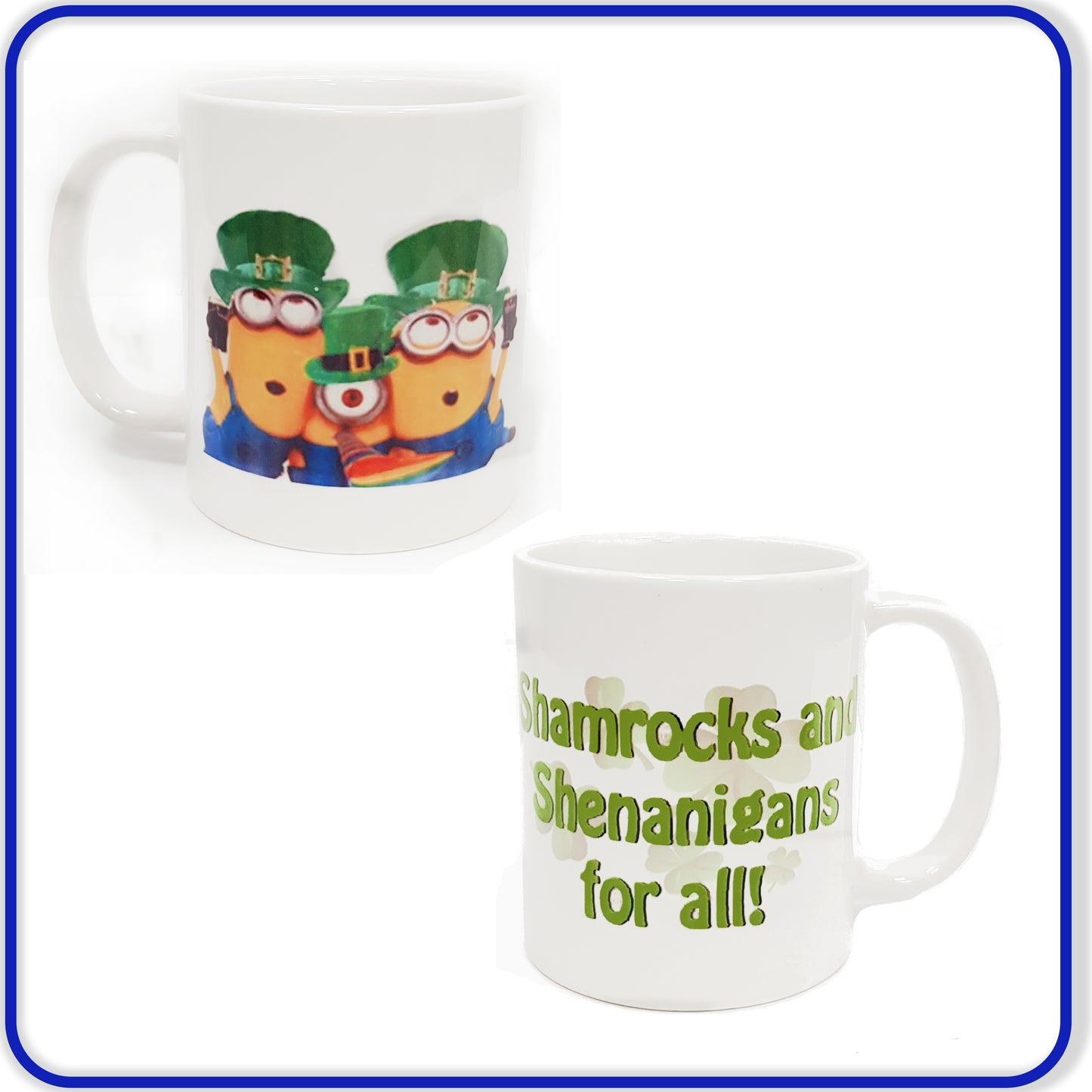 St Patricks Day Mugs - Friend Like a Clover - Dishwasher Safe Coffee Mugs