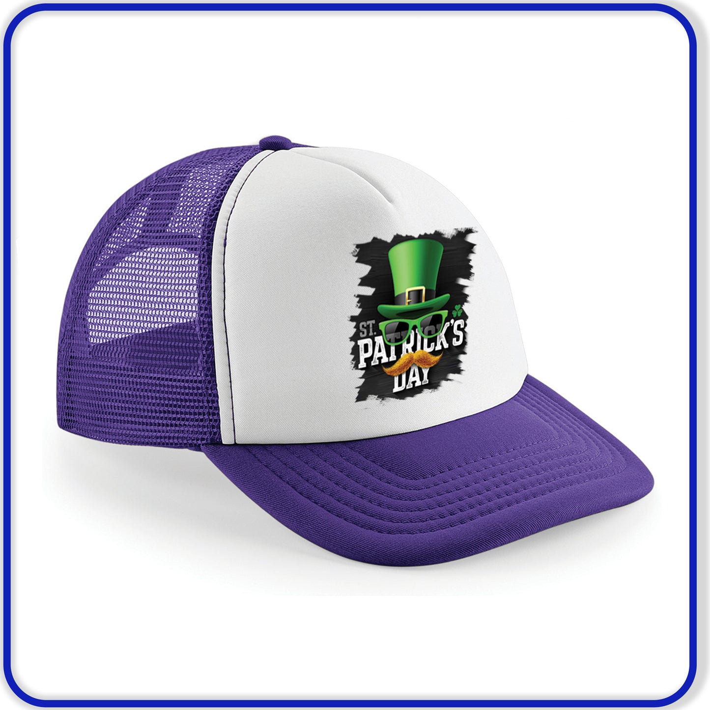 Snapback Baseball cap - Printed Designs St Patricks Day - Irish Celebration - DirectlyPersonalised