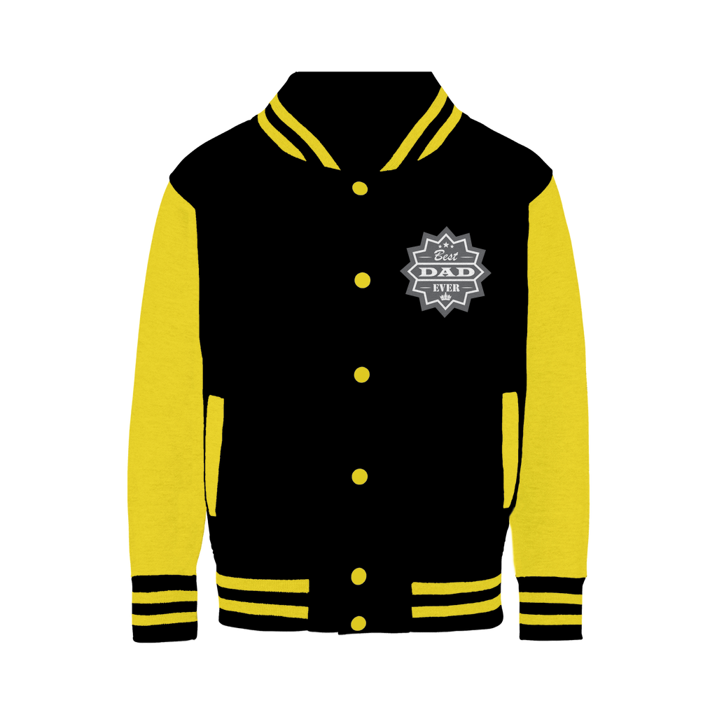 Best Dad Ever Varsity Jacket - DirectlyPersonalised