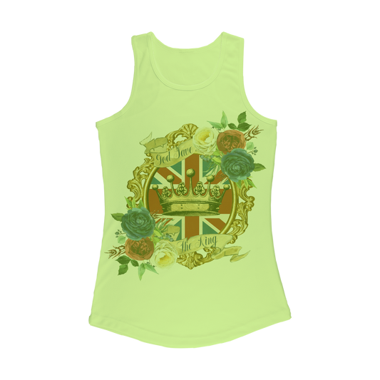 GOD SAVE THE KING Women Performance Tank Top - DirectlyPersonalised
