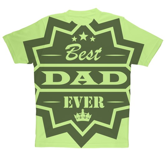 Best Dad Ever Sublimation Performance Adult T-Shirt - DirectlyPersonalised