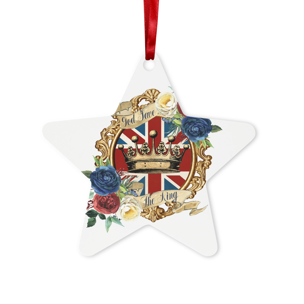GOD SAVE THE KING Metal Hanging Ornament