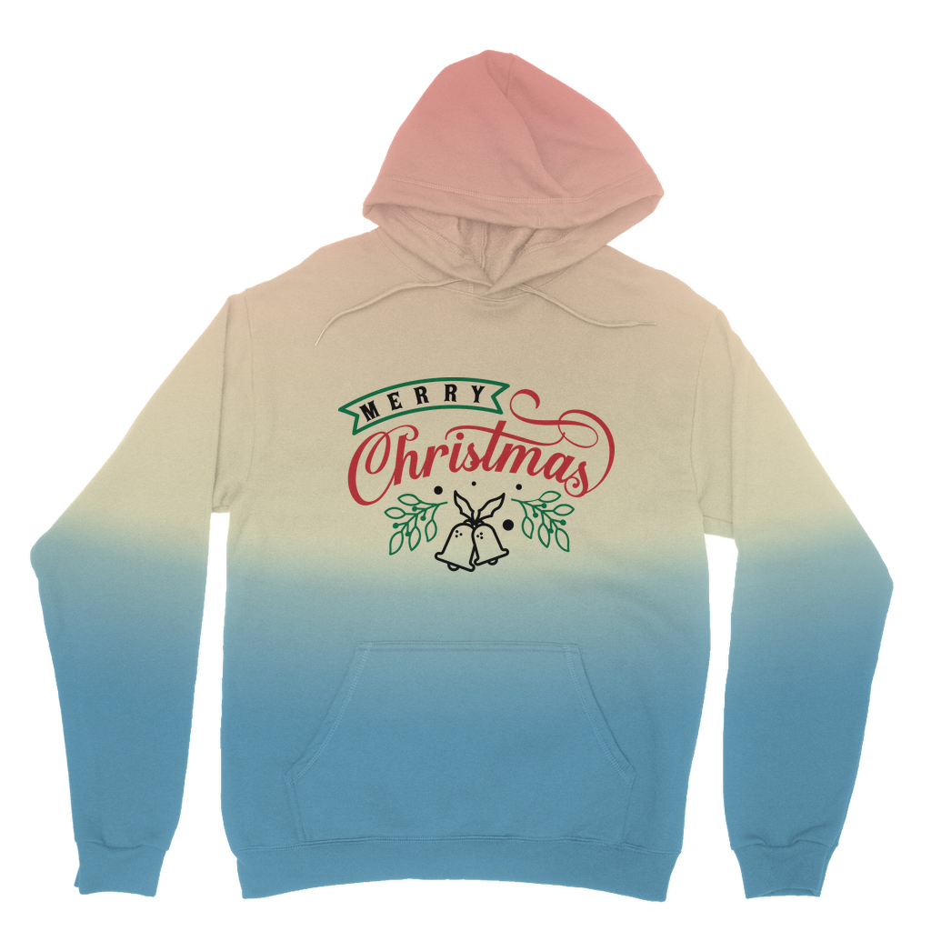 Merry Christmas Tie Dye Hoodie