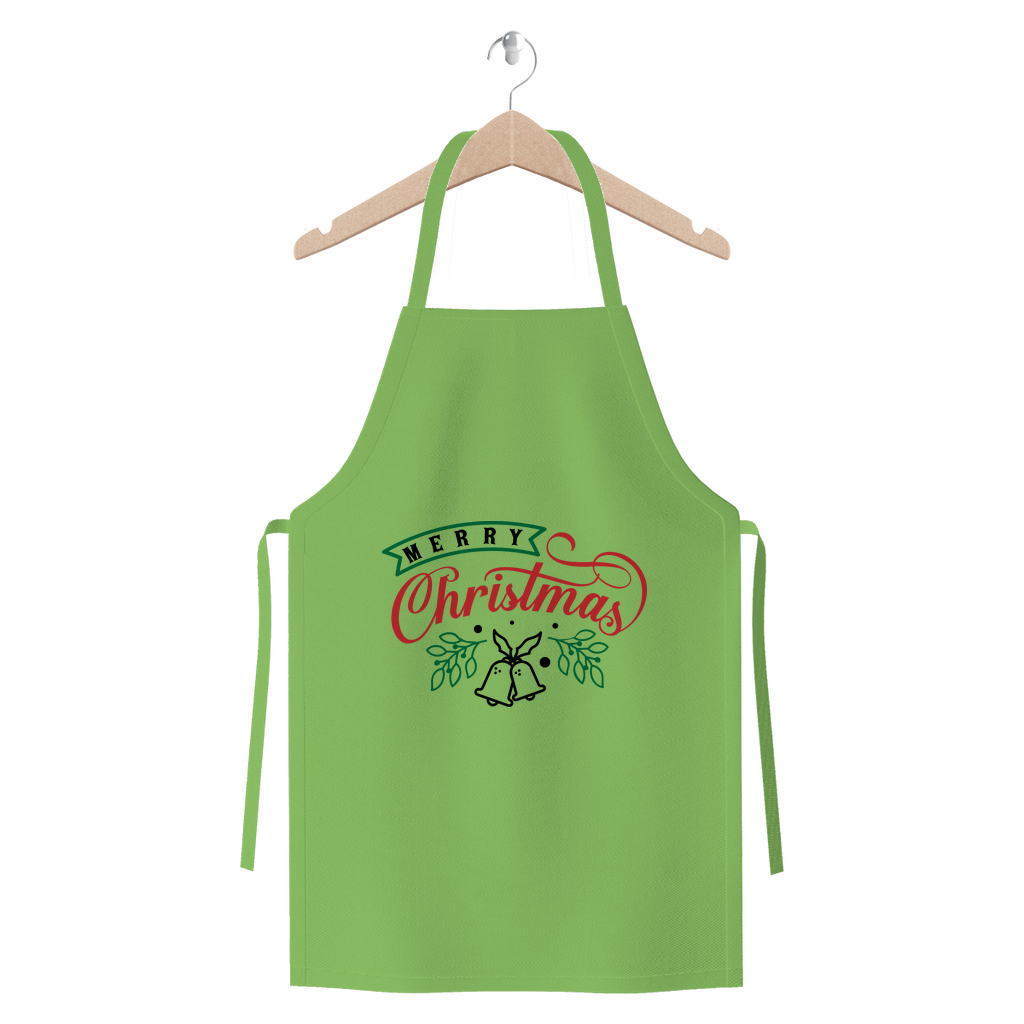 Merry Christmas Premium Jersey Apron