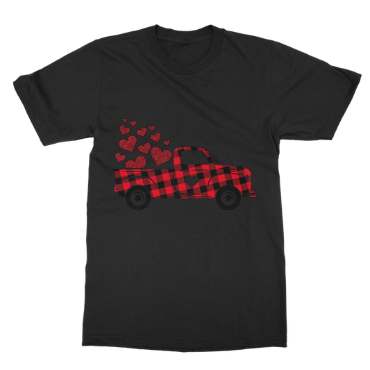 Love Truck Classic Heavy Cotton Adult T-Shirt - DirectlyPersonalised
