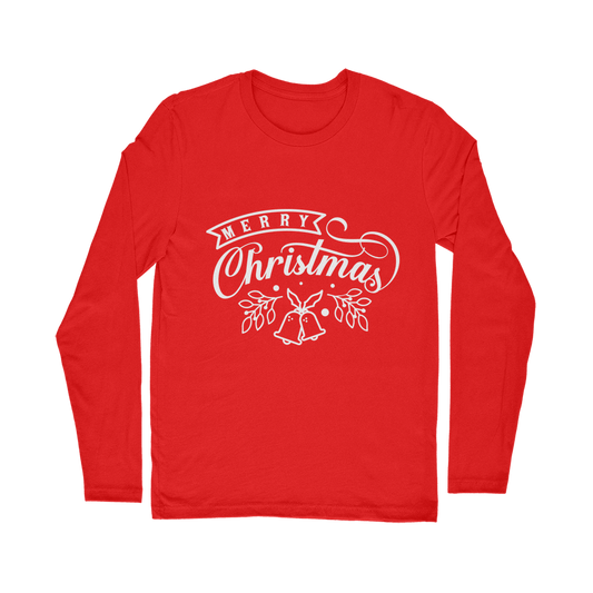 Merry Christmas White Classic Long Sleeve T-Shirt