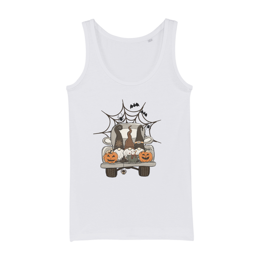 LETS GET SPOOKY Organic Jersey Womens Tank Top - DirectlyPersonalised