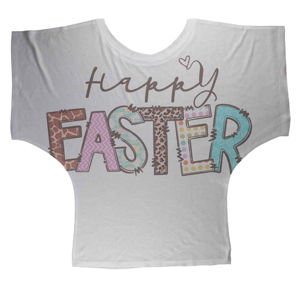 Happy Easter Sublimation Batwing Top - DirectlyPersonalised