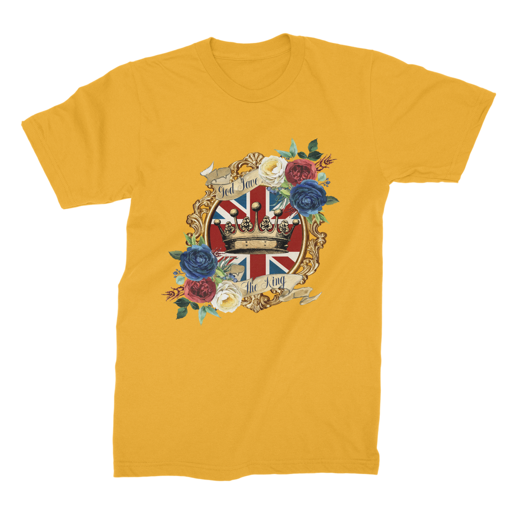 GOD SAVE THE KING Premium Jersey Men's T-Shirt - DirectlyPersonalised