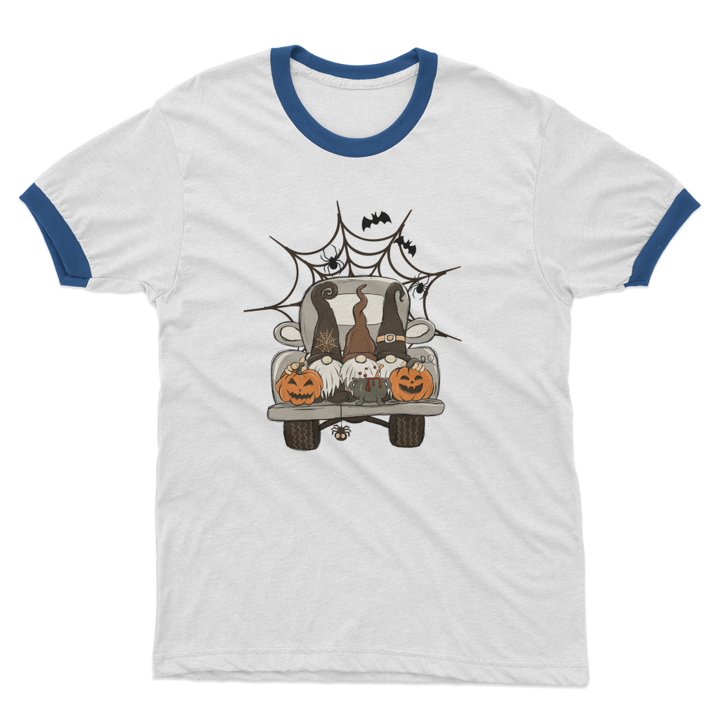 LETS GET SPOOKY Adult Ringer T-Shirt - DirectlyPersonalised