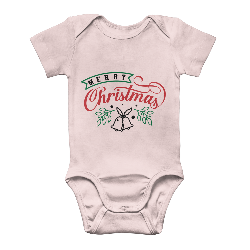 Merry Christmas Classic Baby Onesie Bodysuit