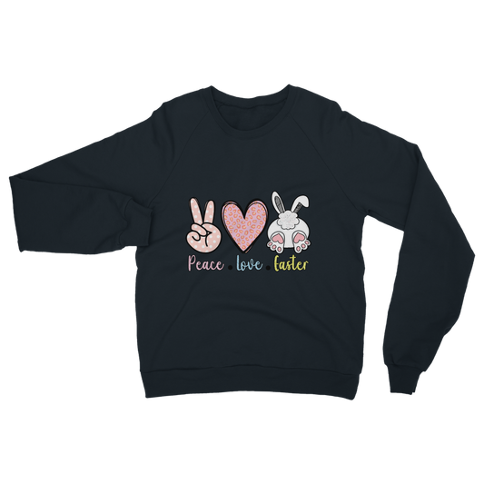 PEACE LOVE EASTER Classic Adult Sweatshirt - DirectlyPersonalised