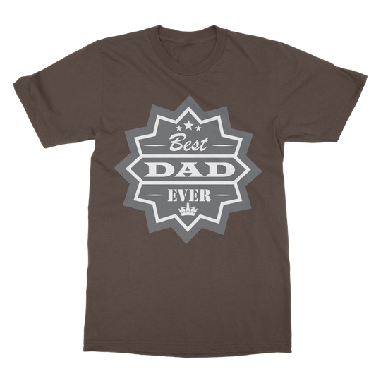 Best Dad Ever Classic Adult T-Shirt - DirectlyPersonalised